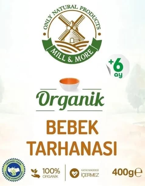 Organik Bebek Tarhanası 400 g +6 Ay