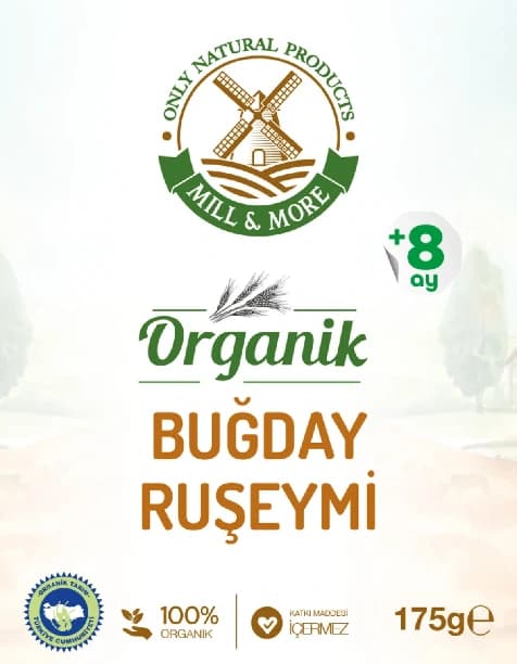 Organik Bebek İrmiği 330 g + Organik Buğday Ruşeymi 175 g Seti