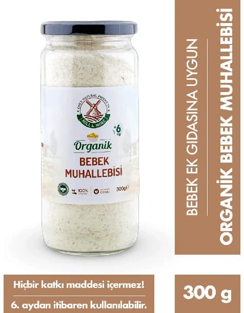 Organik Bebek Muhallebisi 300 g +6 Ay