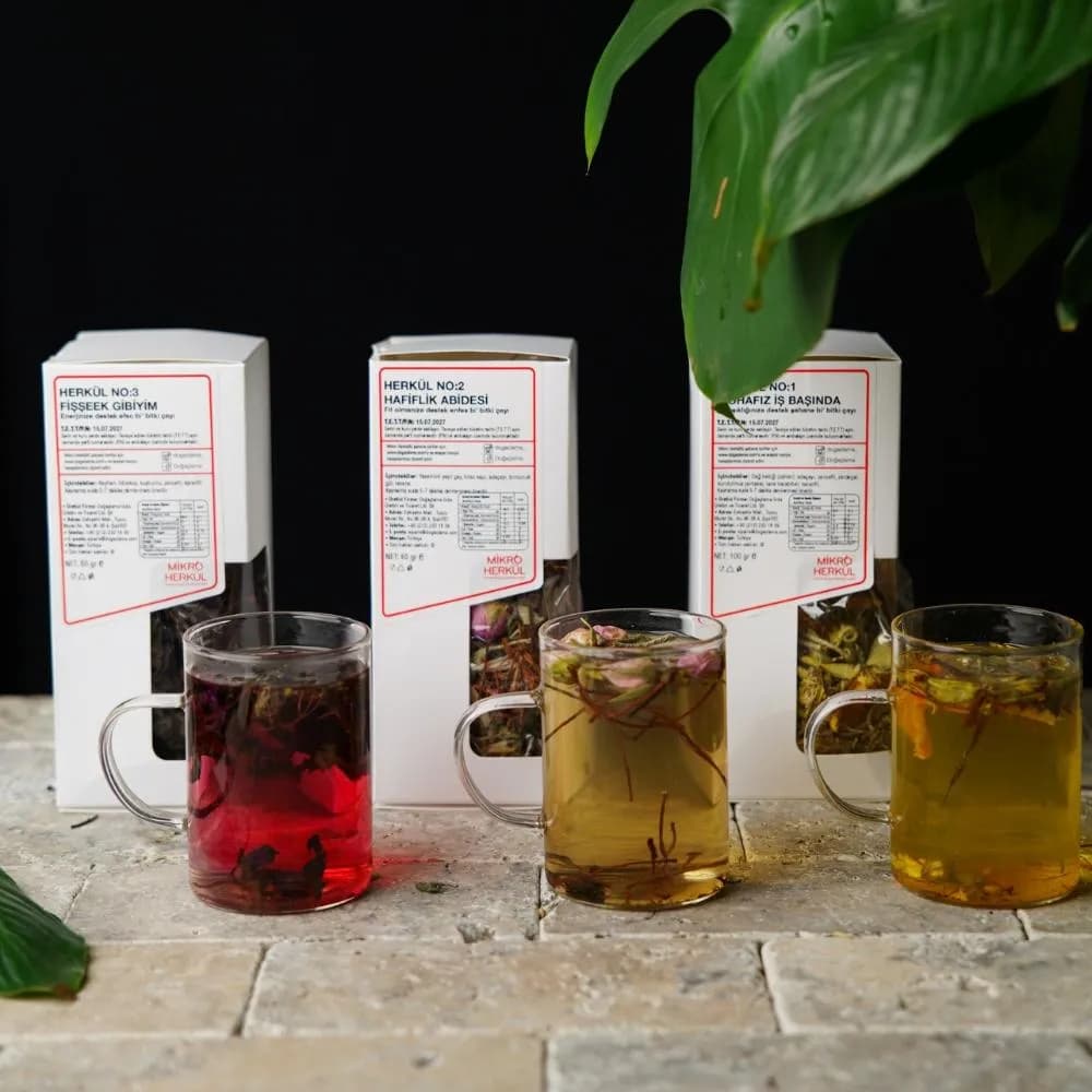 Herkül Bitki Çayı Seti 3'lü Süper Akıllı Paket (No:1,2,3)
