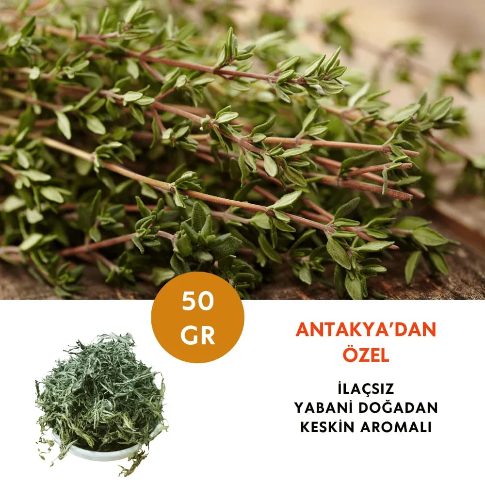 Antakya Özel Lezzetler Yabani Dağ Kekiği Zahter (50 gr)