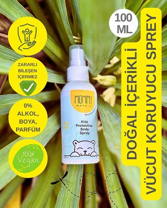Mommy Made It Temiz İçerikli Vücut Koruyucu Sprey (100 ml)