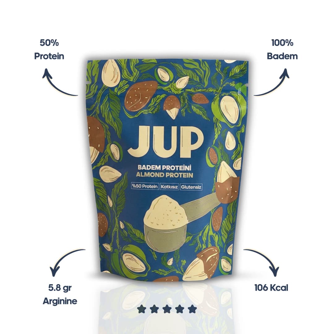 UP Badem Proteini - %100 Bitkisel Protein Tozu