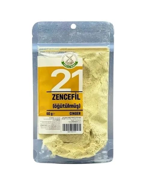 N°21 Zencefil (Öğütülmüş) 60g