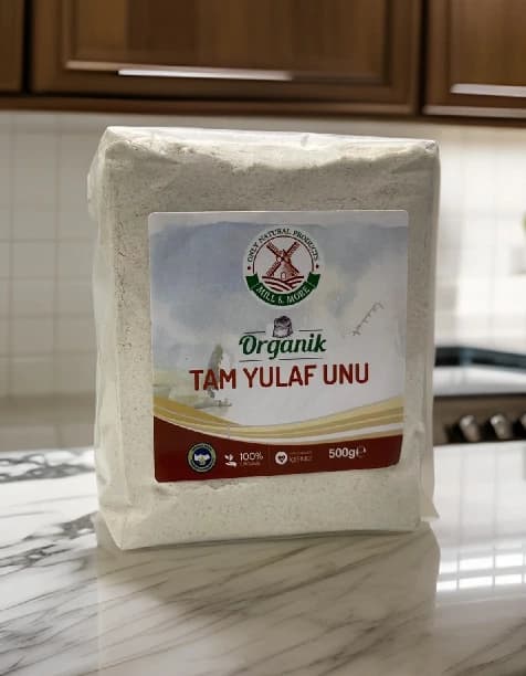 Organik Tam Yulaf Unu 500 g +6 Ay