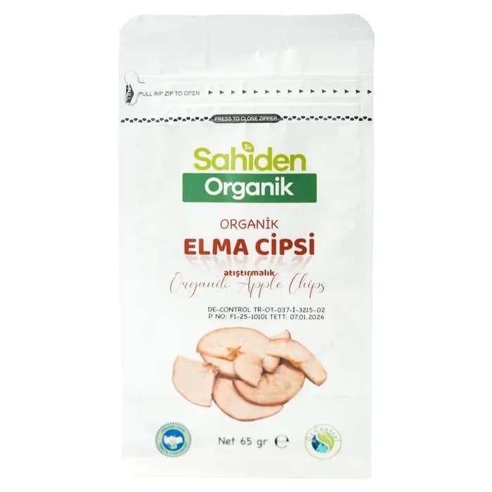 ORGANİK ELMA CİPSİ - 65 GR