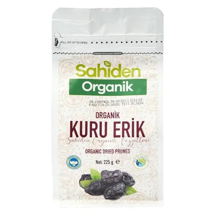 ORGANİK ERİK KURUSU - 225 GR