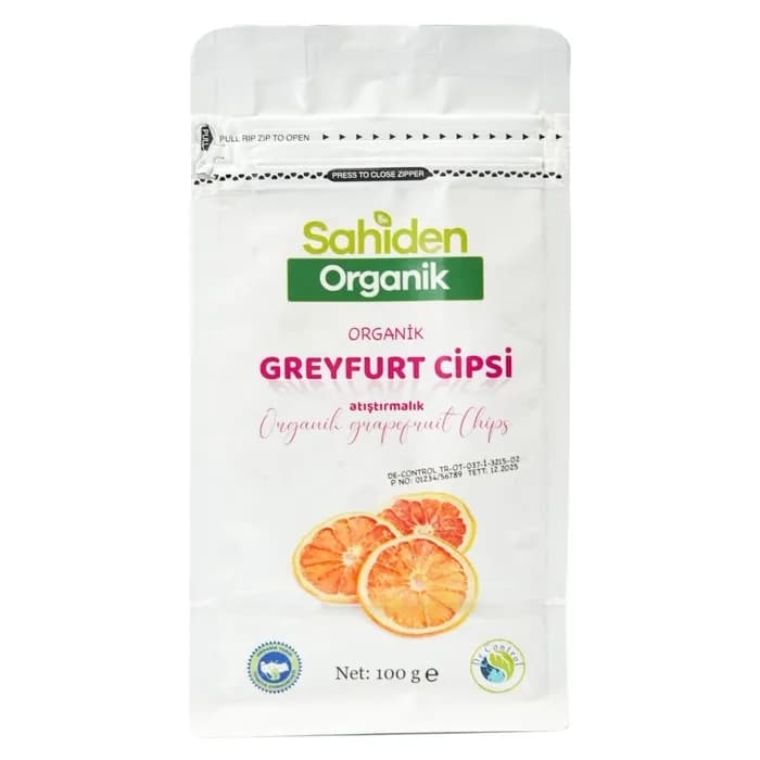 ORGANİK GREYFURT CİPSİ - 100 GR