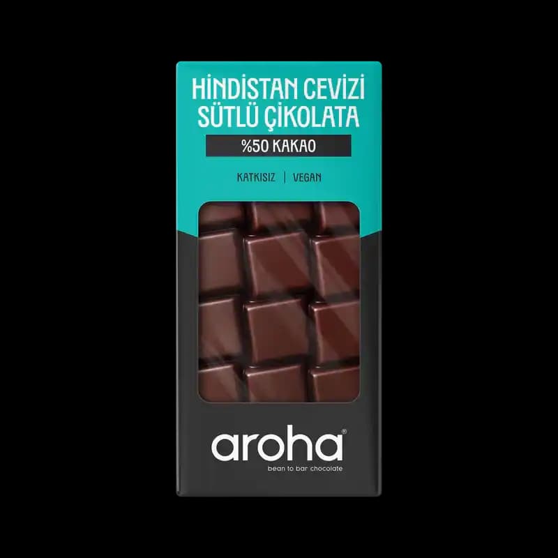 %50 Kakao Vegan Hindistan Cevizi Sütlü Çikolata 80 g
